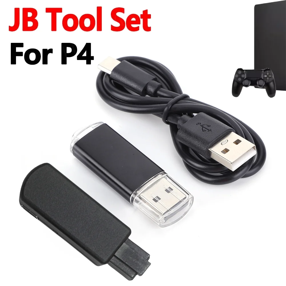 One-Key JB Tool Mod Kit USB Dongle with Type-C Cable Kit Game Accessories for PS4/PS4 Pro/PS4 Slim 9.0-11.0 System