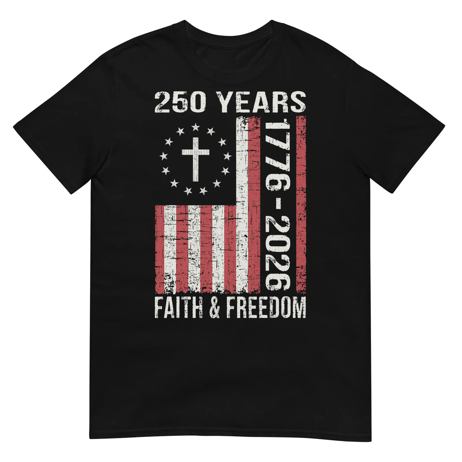 

250th Anniversary USA Flag T-Shirt for 4th of July Celebration