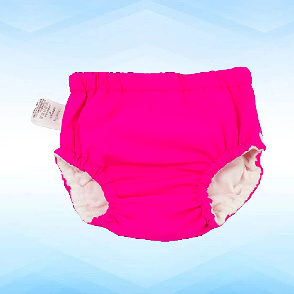 

Soft Baby Swimming Diaper 100Cm Rosy High Elastic Waistband Comfortable Fit Reusable for Swimming and Potty Training Pants