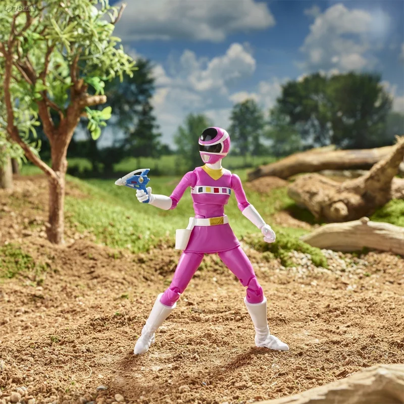 Hasbro Original POWER RANGERS Pink Ranger Anime Action Figure Toys For Boys Girls Kids Children Birthday Gifts Collectible