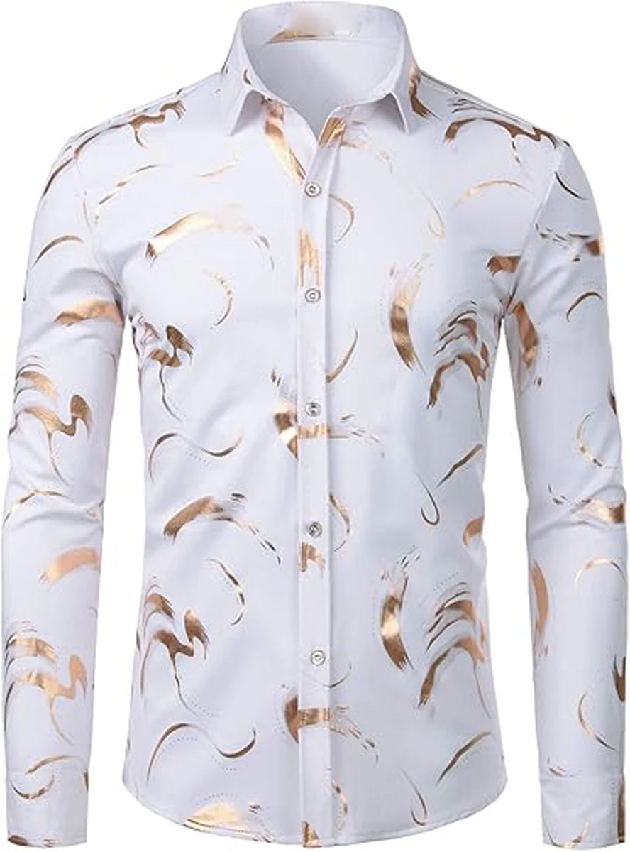 مضحك الرجال قميص عيد الميلاد سانتا كلوز طويلة الأكمام زر أسفل قميص هاواي عطلة عيد الميلاد قميص عطلة حزب في الهواء الطلق #6