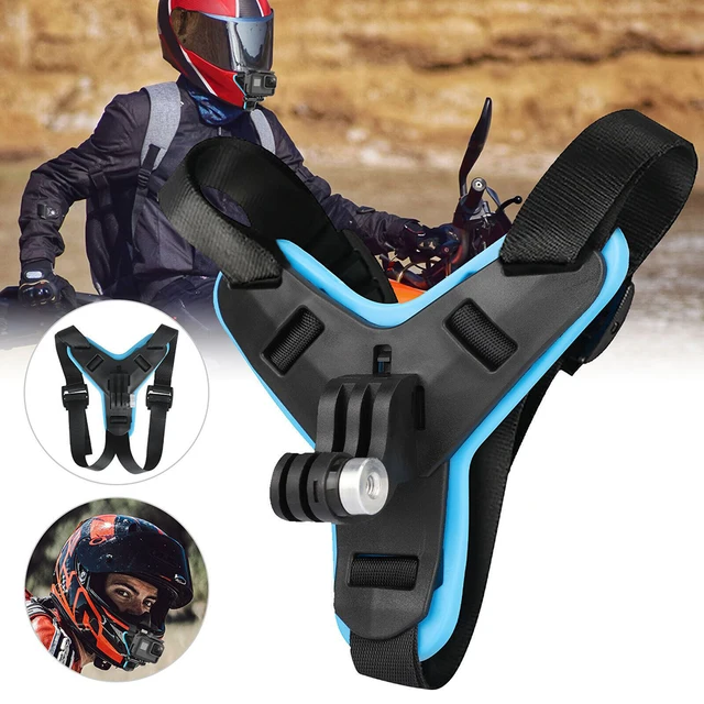Kask pasek pod brodą mocowanie do motocykla 5/6/7 akcesoria do kamery kask motocyklowy pasek uchwyt na podbródek
