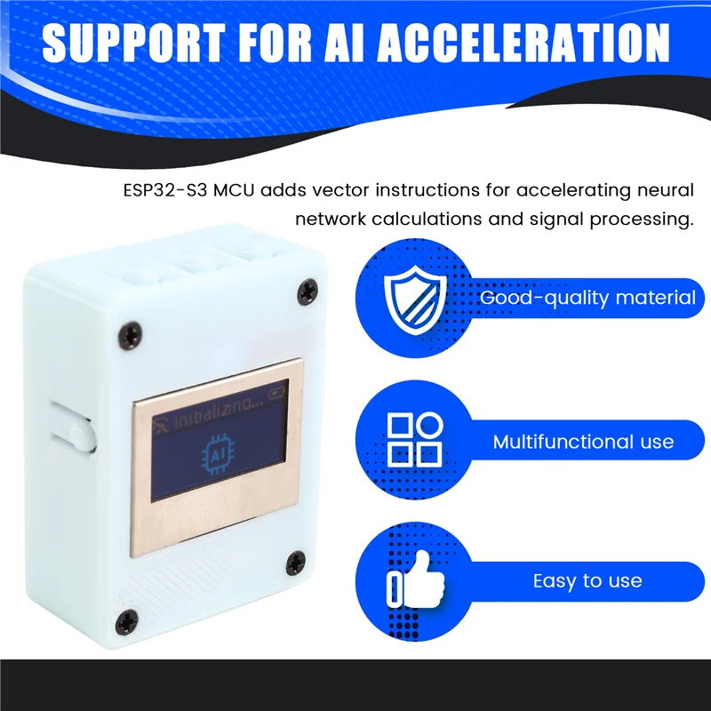A45F-Deepseek Xiaozhi AI Chat de Voz ESP32-S3 1.54 Polegada Kit LCD N16R8 WROOM-1-N16R8 Devkitc-1 Placa de Desenvolvimento