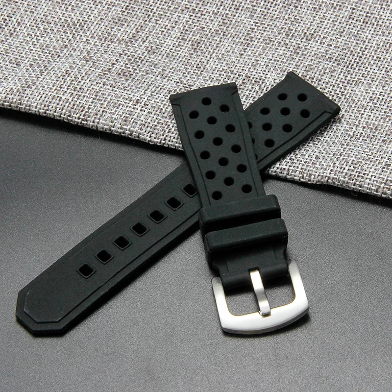 Pulseiras de relógio limpas sem poeira para heuer tag aquaracer seiko série f1 masculino feminino esporte sweatproof silicone acessórios de relógio 22mm