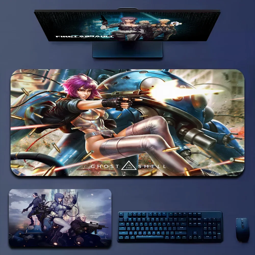 

Ghost In The Shell Anime 90x40cm Big Keyboard Mat Table Mat Students Gamer Desktop Mousepad Gaming Mouse Pad Desktop Mat