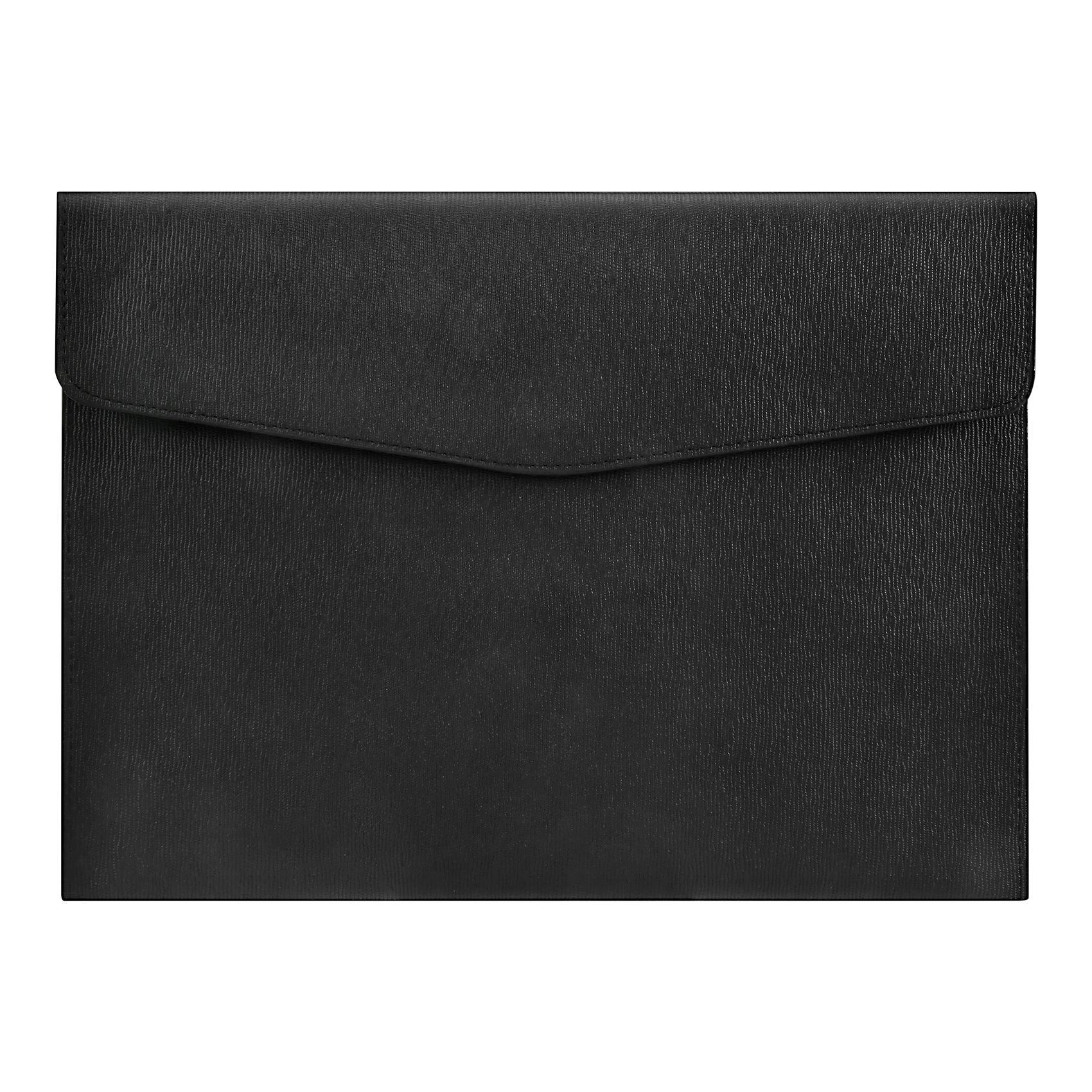 A66R-PU Leather A4 File Folder Document Holder Waterproof Portfolio Envelope Folder Case with Snap