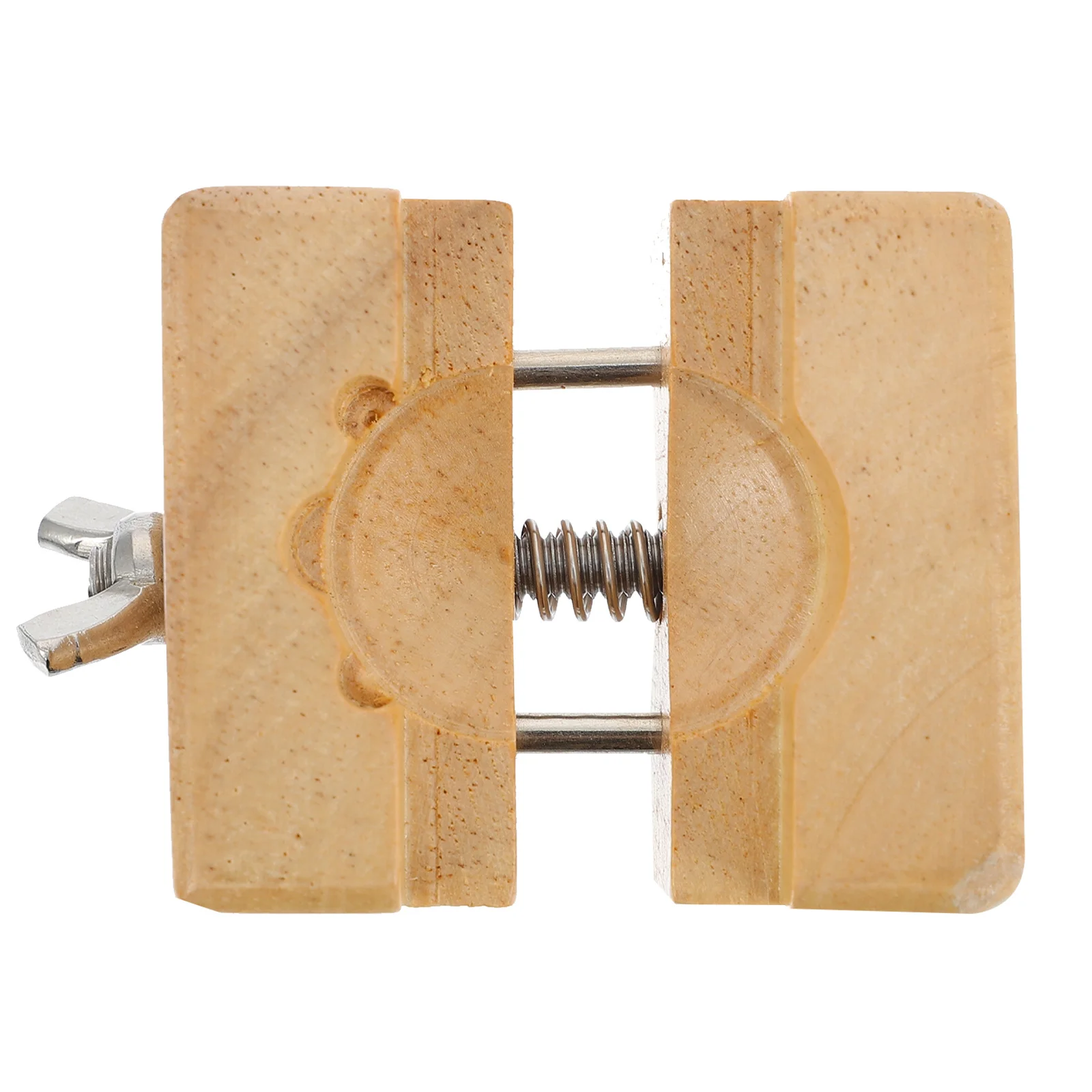 

Wooden Watch Case Holder Vise Adjustable High Quality Watch Repair Tool Nut Adjustment for Watchmaker Case Clamp