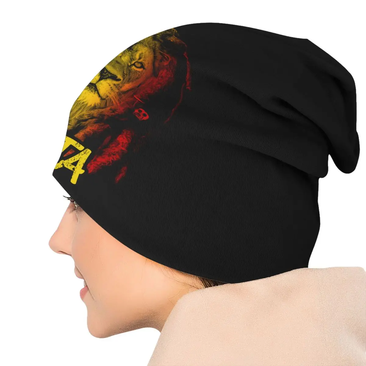 Custom Jamaica Flag Rasta Skullies Beanies Caps Cool Winter Warm Men Women Knit Hats Adult Unisex Jamaican Pride Bonnet Hats view 5