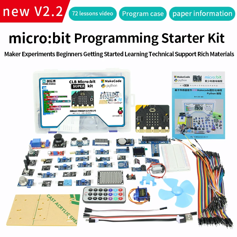 

microbit/micro:bit starter kit graphical programming development board STEM youth programming