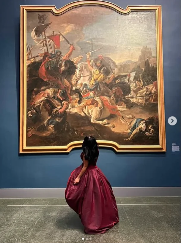 Robe de bal 2 couleurs, rouge bordeaux, manches longues, robe de soirée asymétrique en taffetas, drapée sur mesure