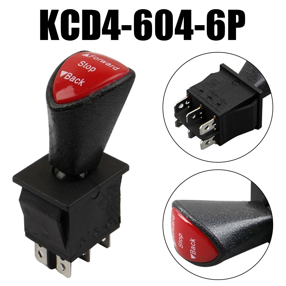 Forward-Stop-Back DPDT 6Pin Latching Slide Rocker Switch KCD4-604-6P Toggle Switch125V 250V For Remote Control Car Boat