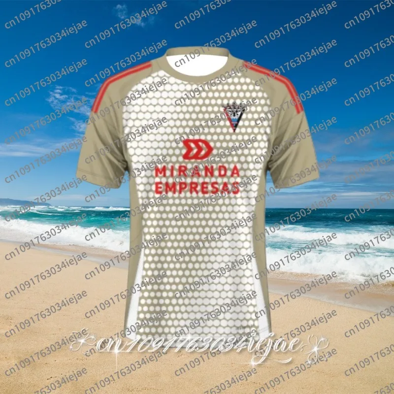 2025 جديد Mirandés ملابس علوية بأكمام قصيرة للرجال لكرة القدم جيرسي تي شيرت الكبار الاطفال التجفيف السريع التدريب الرياضة المحملة الملابس #3