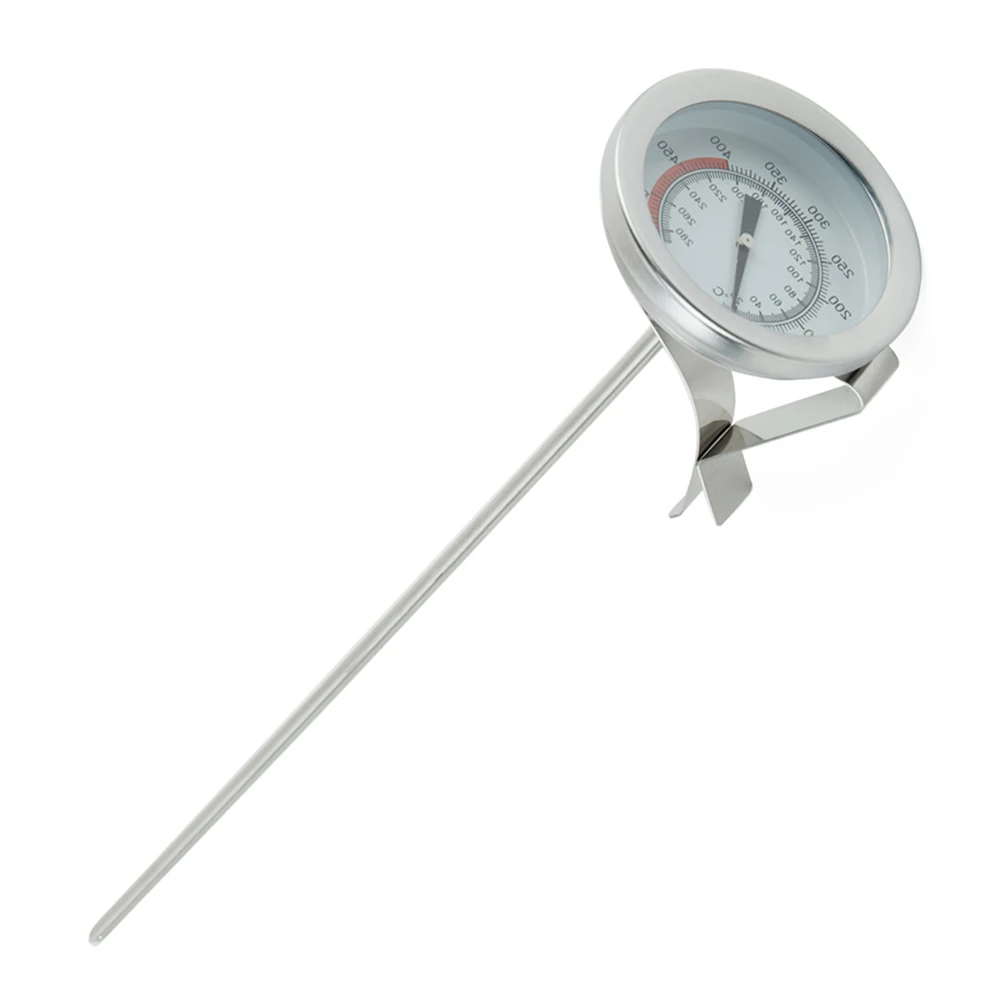 Stainless Steel Food & Oil Thermometer Pointed for Precise Reading Shrink Sleeve Feature and Eco friendly Stainless