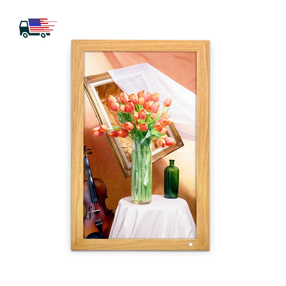 Private Gallery Art Exhibition Work Smart Tv Frame Digital Art Museum Anti Glare Matte Lcd Digital Photo Frame Video Exhibitions