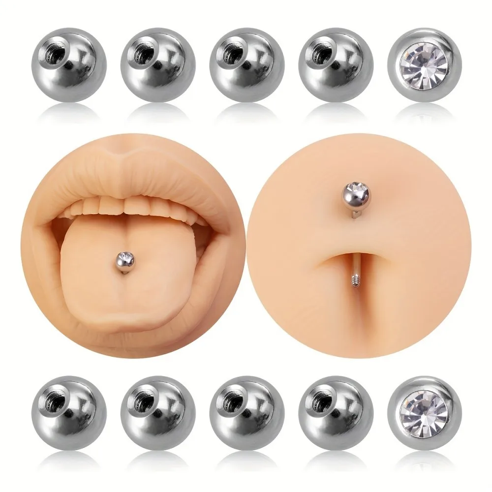 10Pcs Piercing Ball… - image
