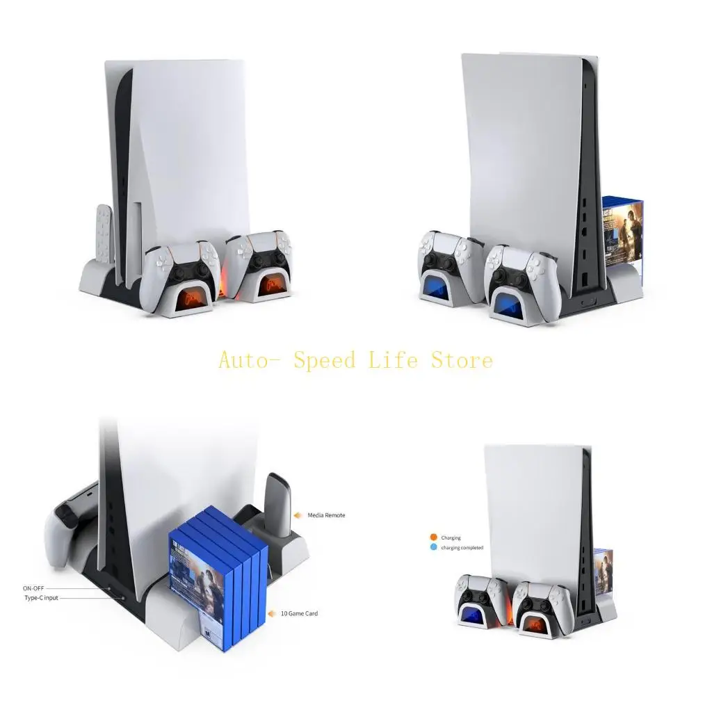 

02DA для контроллера, стабильная двойная станция быстрого зарядного устройства, держатель для рассеивания тепла