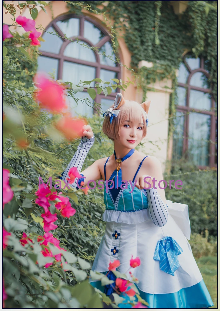 Max Cos Anime Kara Hajimeru Isekai Seikatsu Felix Cat Uniforms Cosplay Costume Felix Argyle Dress