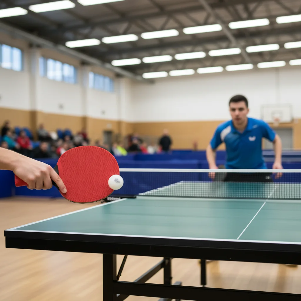 Comfortable Grip Table Tennis Rackets Silicone Professional Table Tennis Bats Ping Pong Racket for Student Beginner