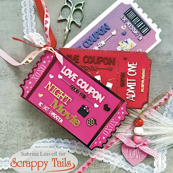 Train Ticket Valentine Envelope Note Heart Lock Key Metal Cutting Dies Silicone Stamps Scrapbooking Stencil Photo Album Card DIY