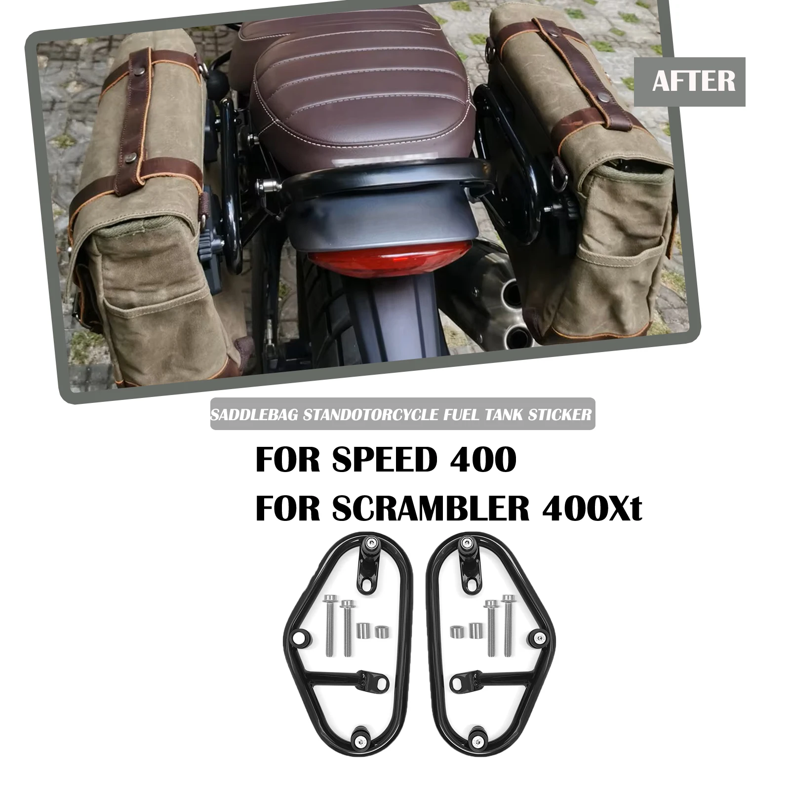 

Scrambler 400X Speed ​​400 new motorcycle side bag bracket luggage bracket For Scrambler400X Speed​​400 Accessories