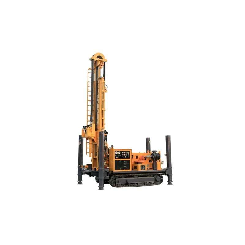 700m Deep Hydraulic Crawler Water Well Drilling Rig Electric Small Borehole Machine Portable Drilling for Civil Water Well