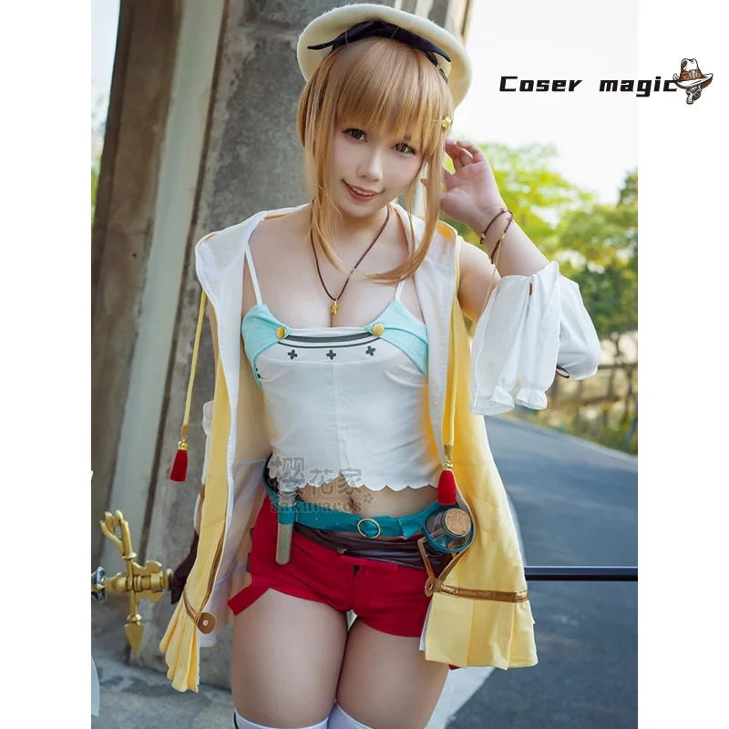 أزياء أنيمي أتيليه رايزا رايزا التأثيرية أزياء الهالوين كرنفال حفلة عيد الميلاد لعب الأدوار الملابس الملابس