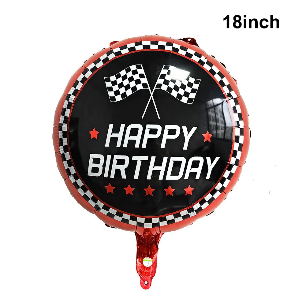 Race Car Foil Balloons Trophy Flags Cars Balloons for Kid Racing Car Birthday Decorations Party Supplies Boy Party Decorations - view 4