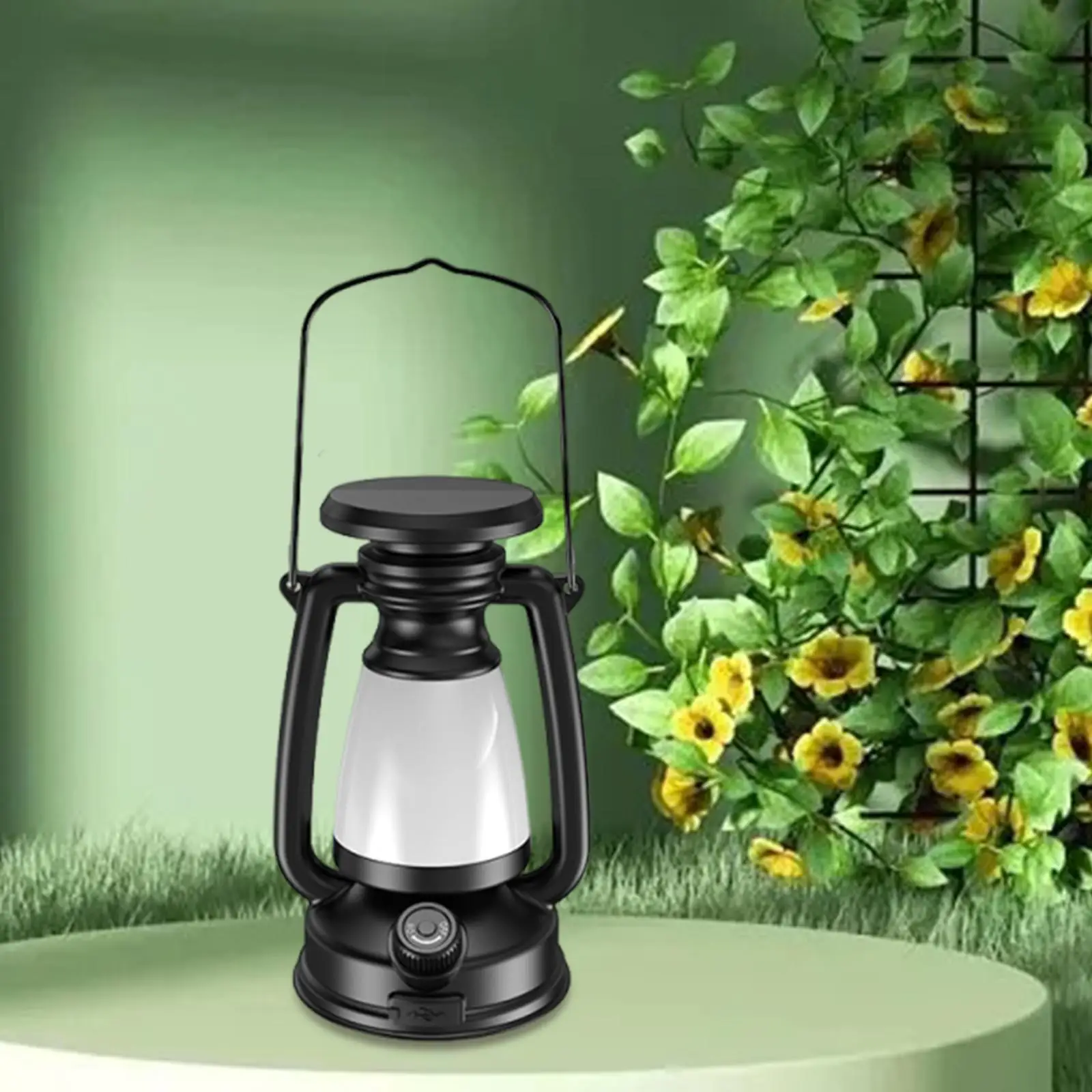 

Portable Rechargeable Lantern Camping LED Hanging Lamp Waterproof Outdoor Lighting for Garden Yard Patio Landscape Decor
