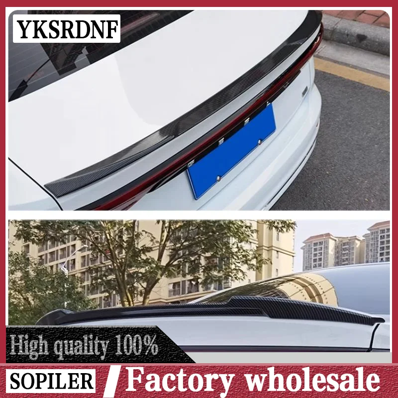 For Geely Emgrand 4th 2022 2023 2024 Car Styling Rear Spoiler Trunk Lip Tail Wing ABS Modification Auto Accessories