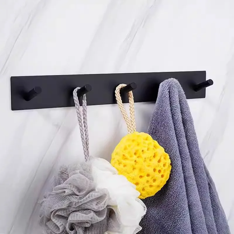 Hardware Household Goods Bathroom Strong Hook Modern Minimalist Style Stainless Steel Kitchen Bedroom Traceless Hook Shelving