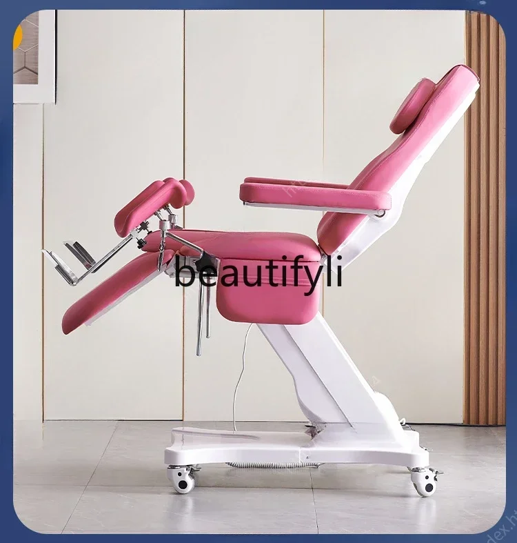 

ss D Medical gynecological examination bed Private care Electric lifting surgical flushing bed
