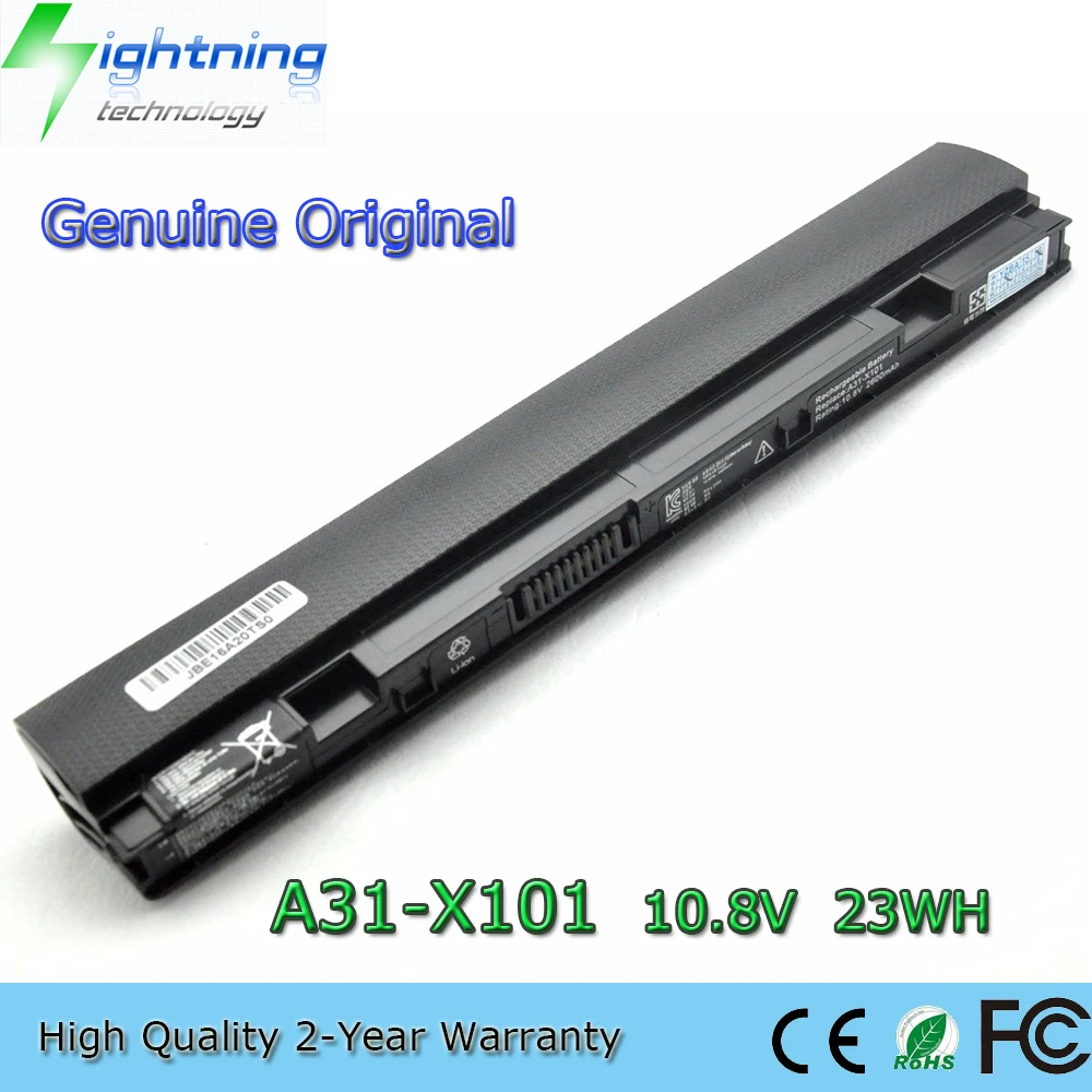 Imagem -01 - Bateria Genuína do Portátil para Asus A31-x101 10.8v 28wh pc X101ch do Eee pc X101h do Eee pc X101c do Eee pc X101 do Eee Novo bateria genuina do portatil para asus a31 x101 108v 28wh pc x101ch do eee pc x101h do eee pc x101c do eee pc x101 do eee novo 01