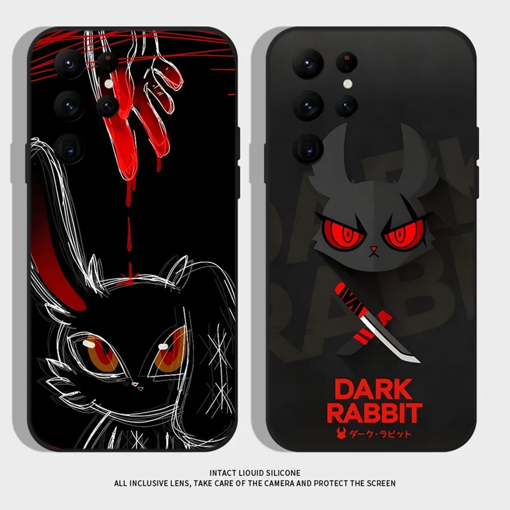 

BloodyS BunnyS The Game Phone Case For Samsung S24,S22 Ultra,S20,S30 plus,S22 plus,S23,S30 ultra 5G Silicone Cover