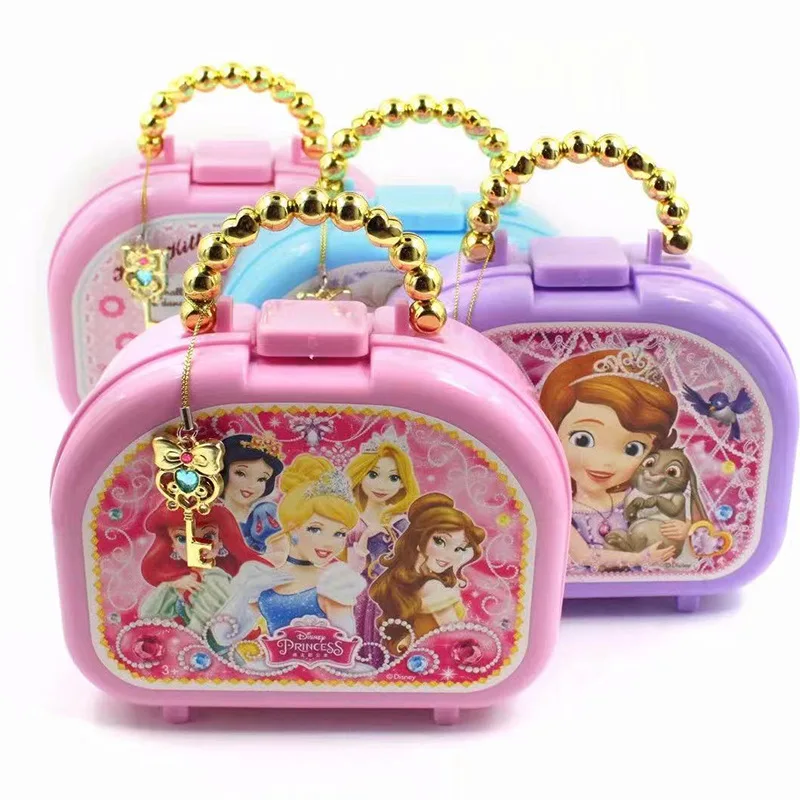 [Funny] Disney Frozen Sofia the First princess Hello Kitty Cute cartoon nail art set play house Toys Creative girl best gifts