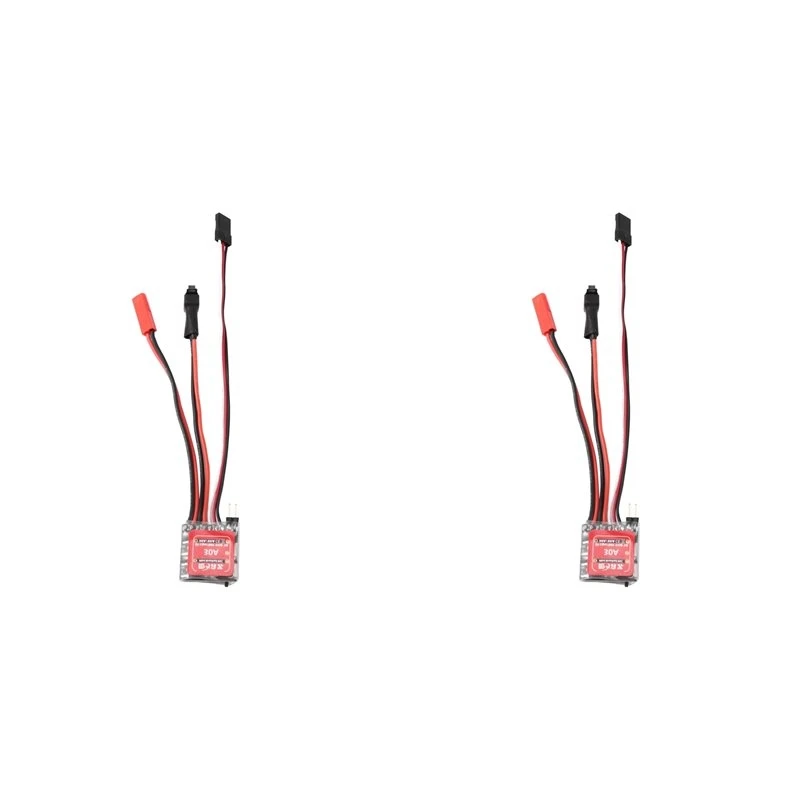 A49K-2X Micro-ESC 30A Brushed ESC Electric Speed Controller 2S 4-8V For DIY Mini 1/16 1/18 1/24 RC Car Boat Tank JST Plug