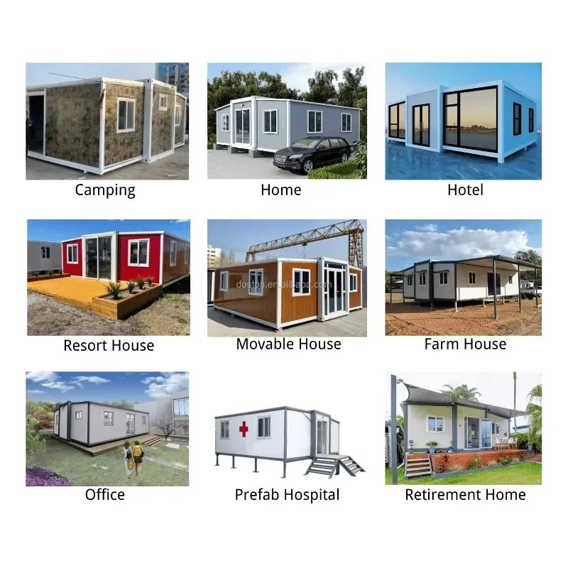 YG Customized YG20Ft 30Ft 40FT Tiny House Prefabricated Home Expandable Shipping Home Container House 2 Bedroomswith Bathroom