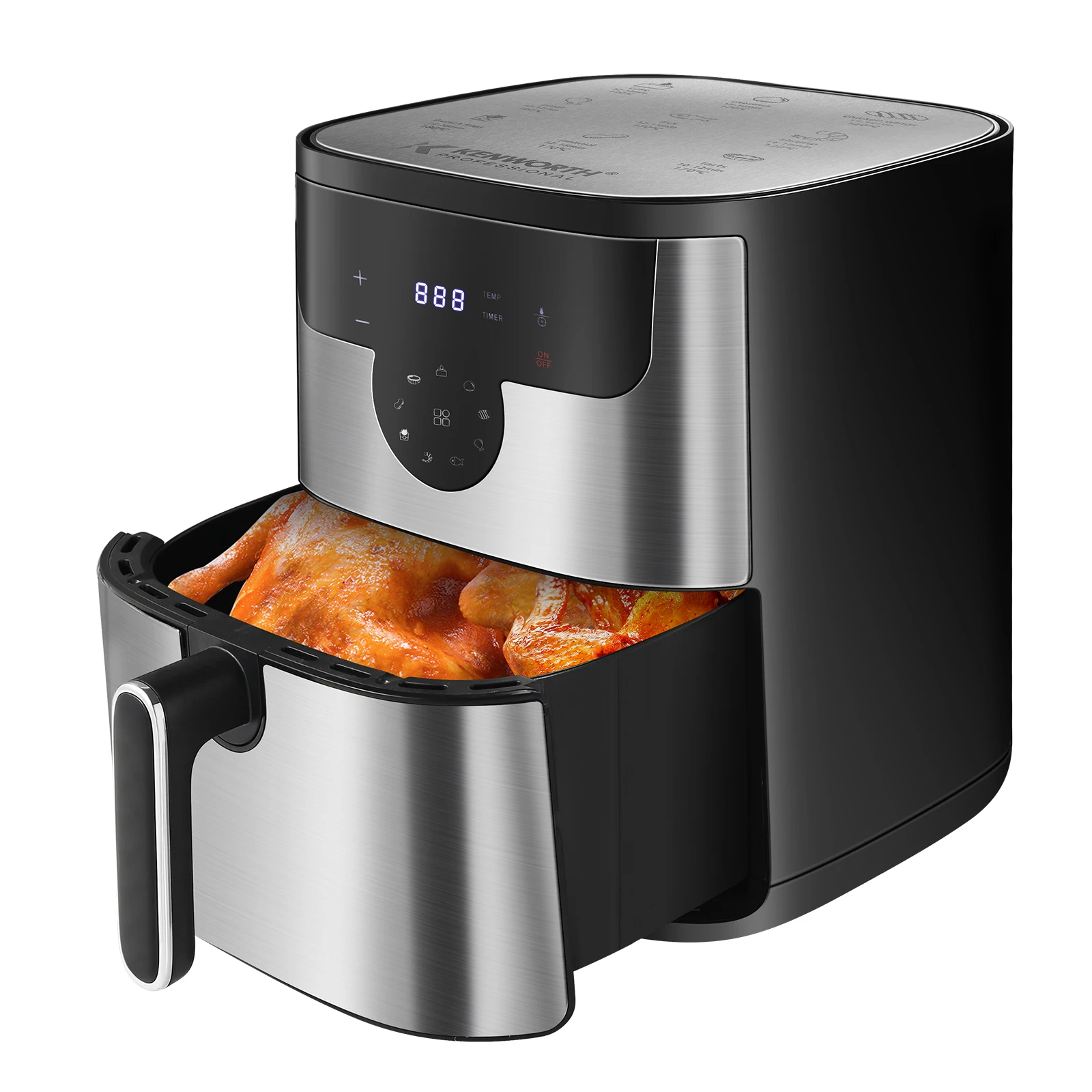 

LAC Plug Power Supply 10L Large-capacity Household Smart Electric Fryer, Multi-function Automatic Touch Screen Air Fryer