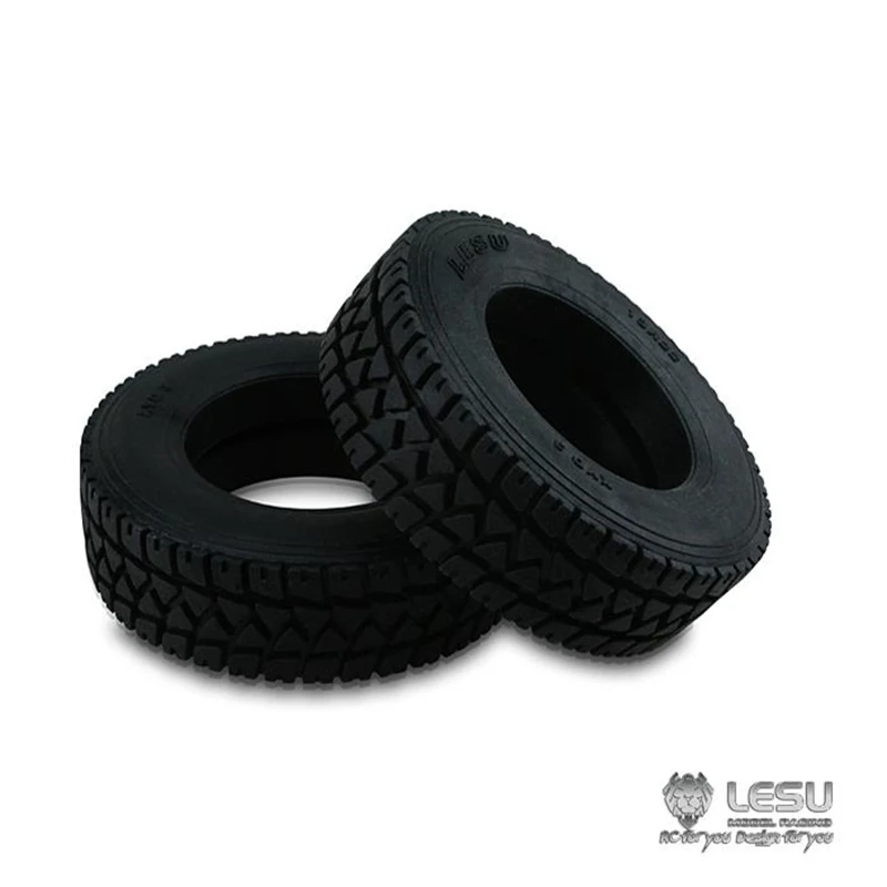 LESU 1/16 грузовик-трактор DIY немецкая шина Bruder RC аксессуары модель 60001, дорожная передняя широкая шина