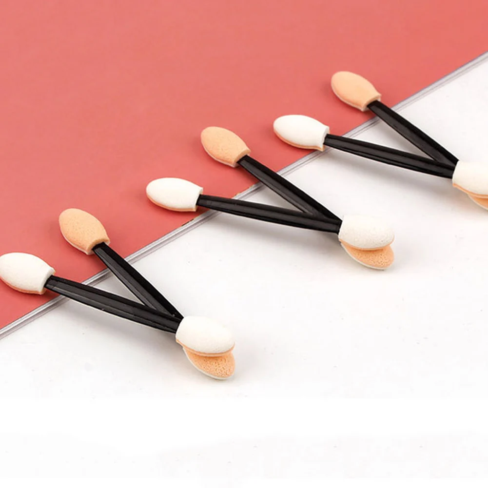 10 pçs pincel de sombra de olho maquiagem dupla face esponja conjunto de náilon pincéis de sombra de olho para aplicador cosmético ferramenta de maquiagem