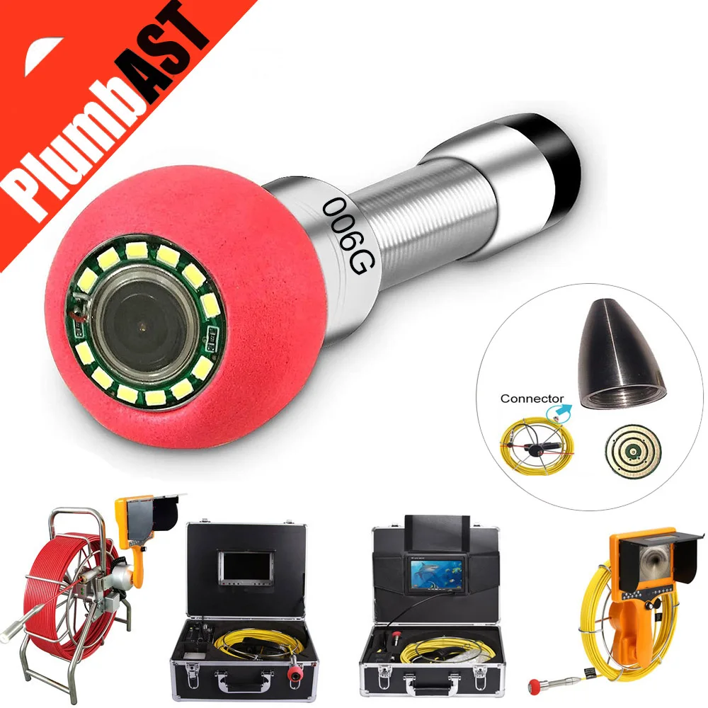 Original  006G 512Hz Sonde Transmitter Self Leveling, 22-23mm IP68 Waterproof Sewer Camera Head Replacement Locator Head