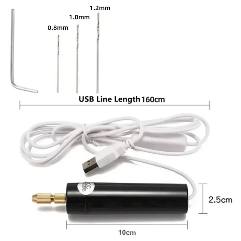 ABGG-Small Handheld Jade Polisher Electric Grinder For Epoxy Resin Jewelry Making Wood Craft Engraving Pen Tool
