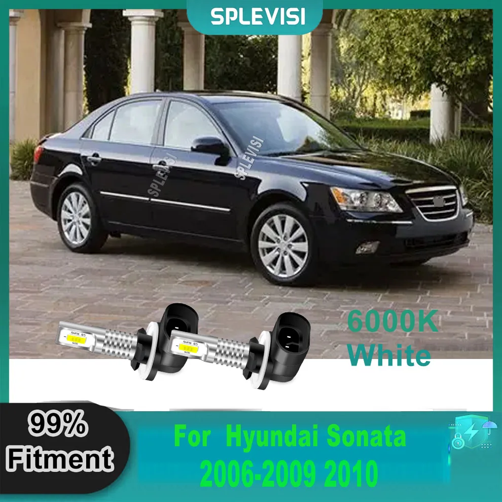 

LED Foglight Bulbs 12V 35W 6000K White Set Quality CSP led Chips Replacement For Hyundai Sonata 2006 2007 2008 2009 2010