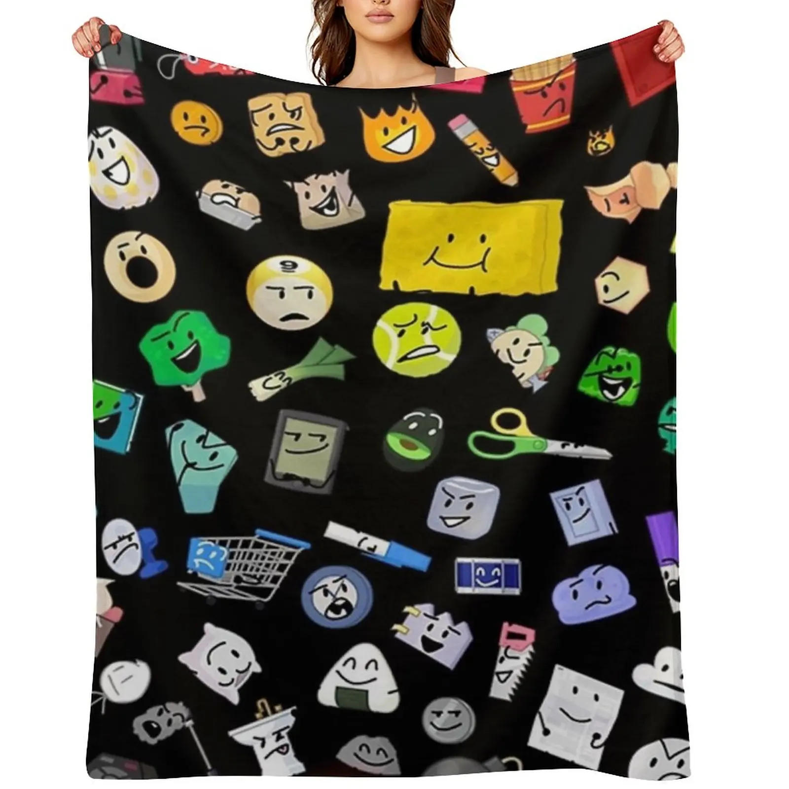 

BFB and TPOT Full Cast Throw Blanket Decorative Sofas Sleeping Bag Beautifuls Cute Blankets