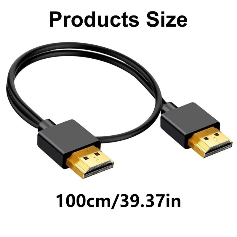 12pc OD3.2 mm Cable extensión HDTV HDTV HDTV Macho a macho Extensor HDTV Cable