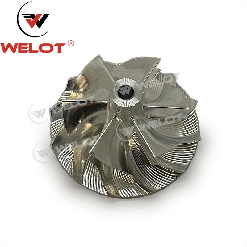 Turbo Kit Turbocharger Parts MFS Billet Turbo Compressor Wheel Milling WL3-1189 For 53039700129 53039700137