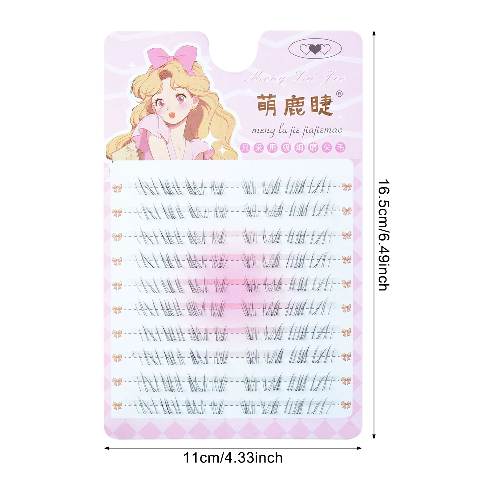 4-7mm DIY Lagere Lash Extension Manga Onder valse wimper Koreaanse mode bodem Wimper Clusters Voor Vrouwen make-up accessoires
