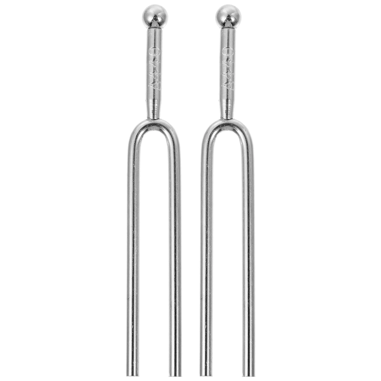 

2 Pcs Tuning Fork A Tone Tuners 440Hz Forks Accessories Music Instrument Aluminum Alloy