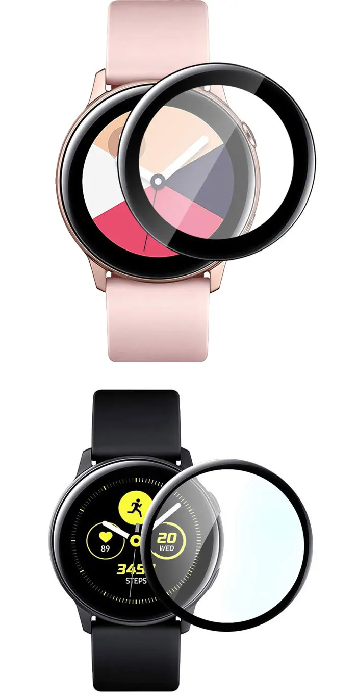 2pcs/lot full film for Samsung Galaxy Watch Active Protective Glas Screen Protector