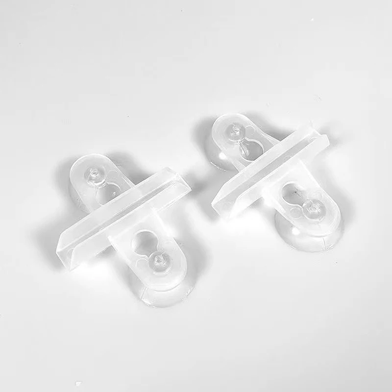 5Pcs Aquarium Fish Tank Partition Clip Glass Suction Cup Clip Separation Clip Plastic Clip Head