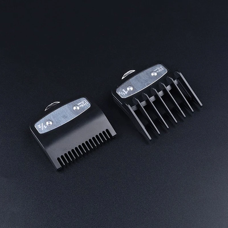 

2 шт., защитные насадки для машинки для стрижки волос, сменные направляющие расчески для триммеров, совместимые с длиной резки 1,5 мм и 4,5 мм